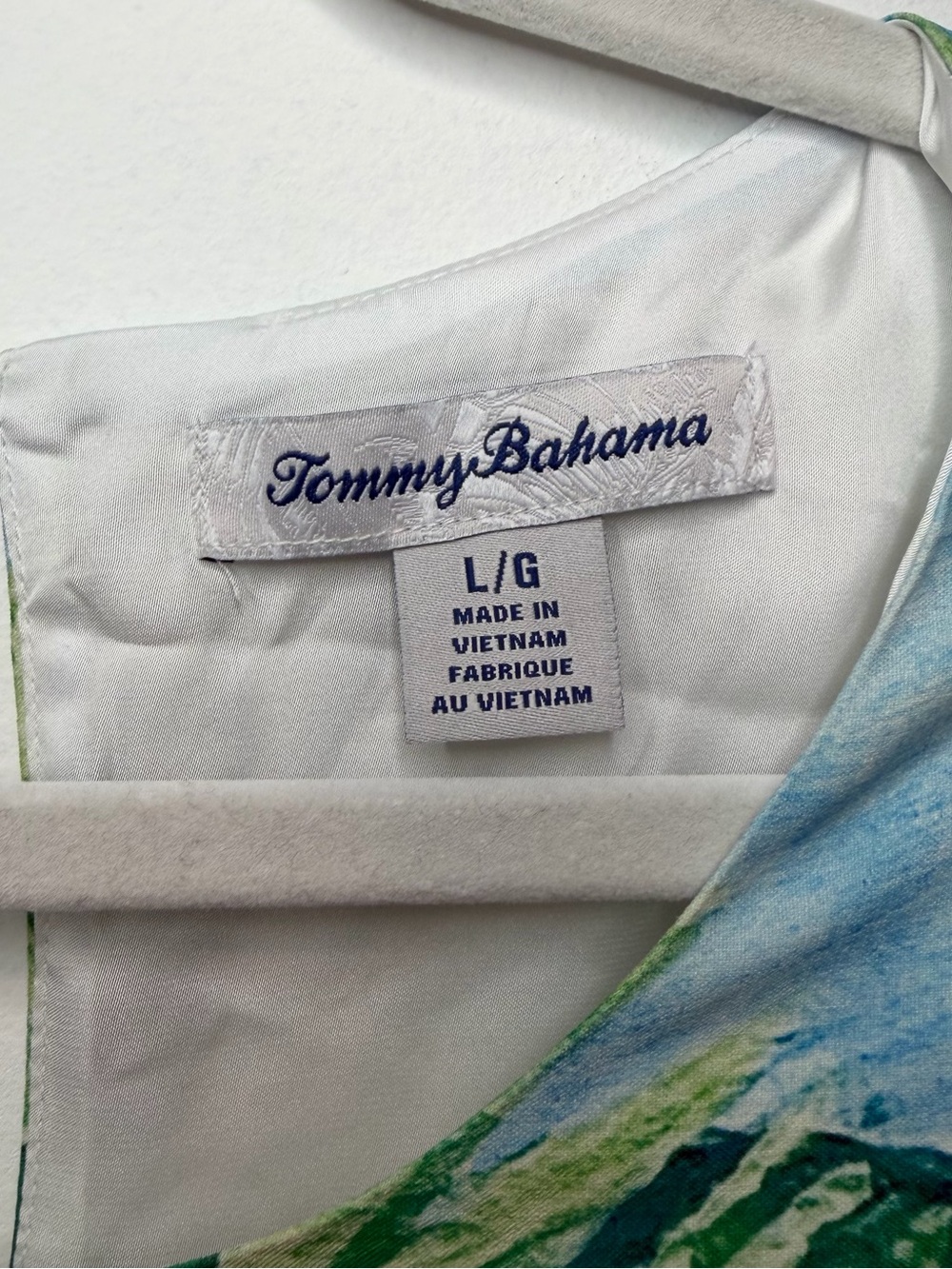 Tommy Bahama Blue Palm & Floral Shift Dress - Picture 2 of 7